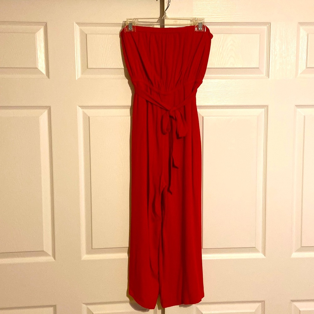 Strapless Red Jumper